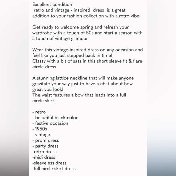 Retro inspired dress - Picture 5 of 6